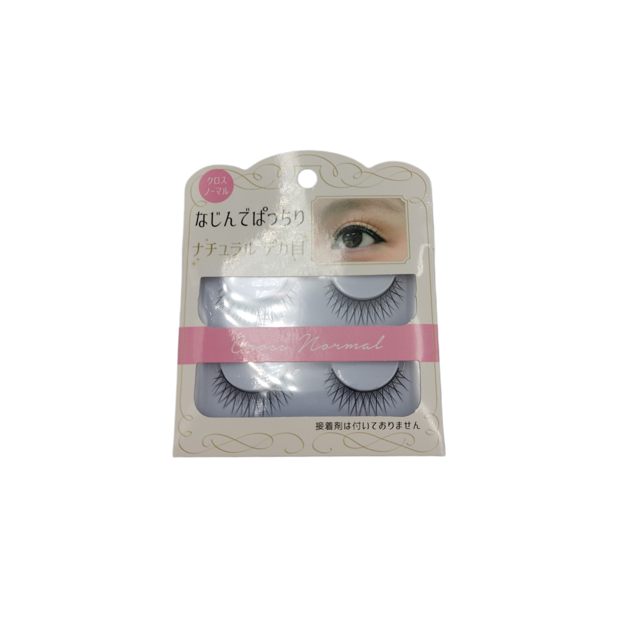 False eyelashes 2P cross normal