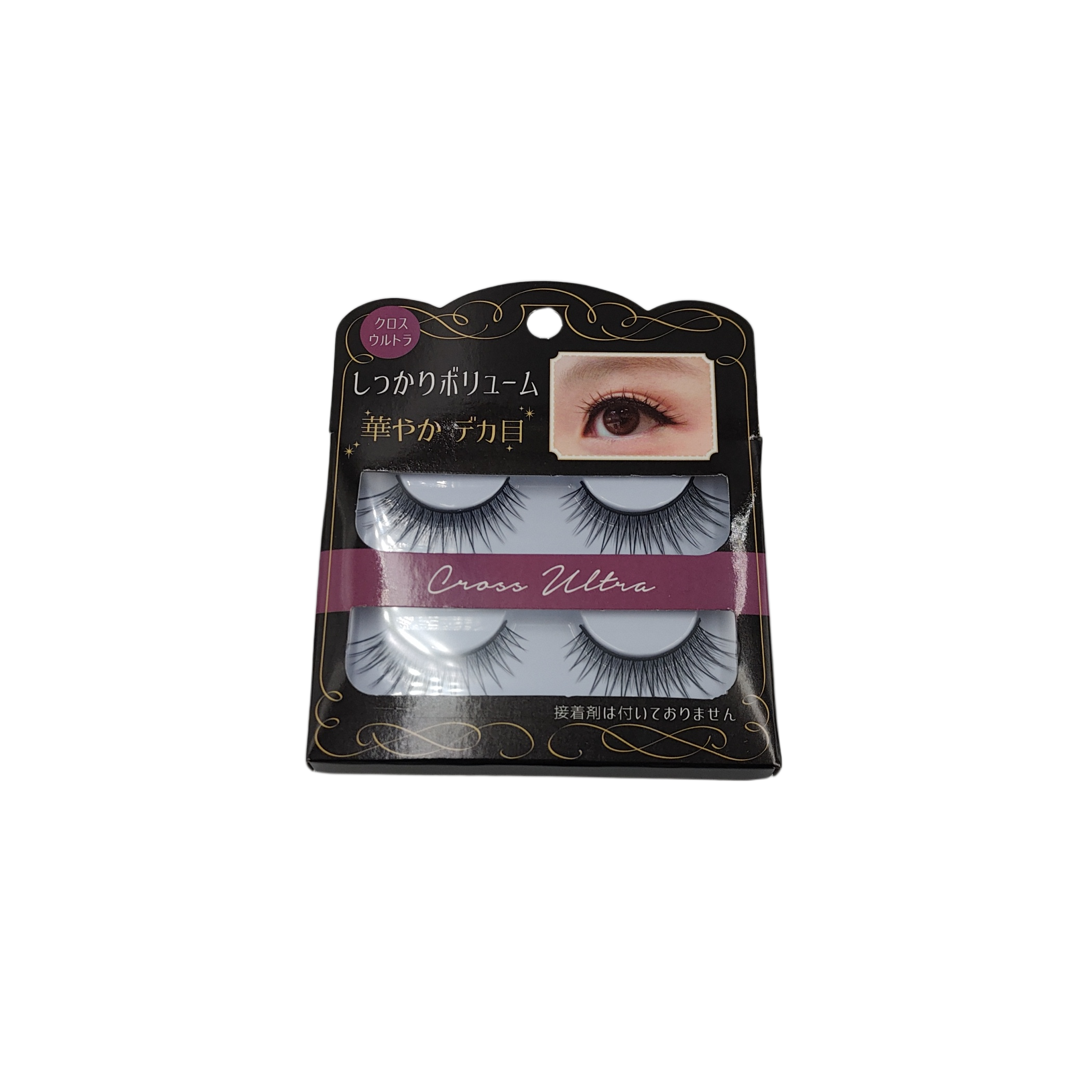 False eyelashes 2P cross ultra