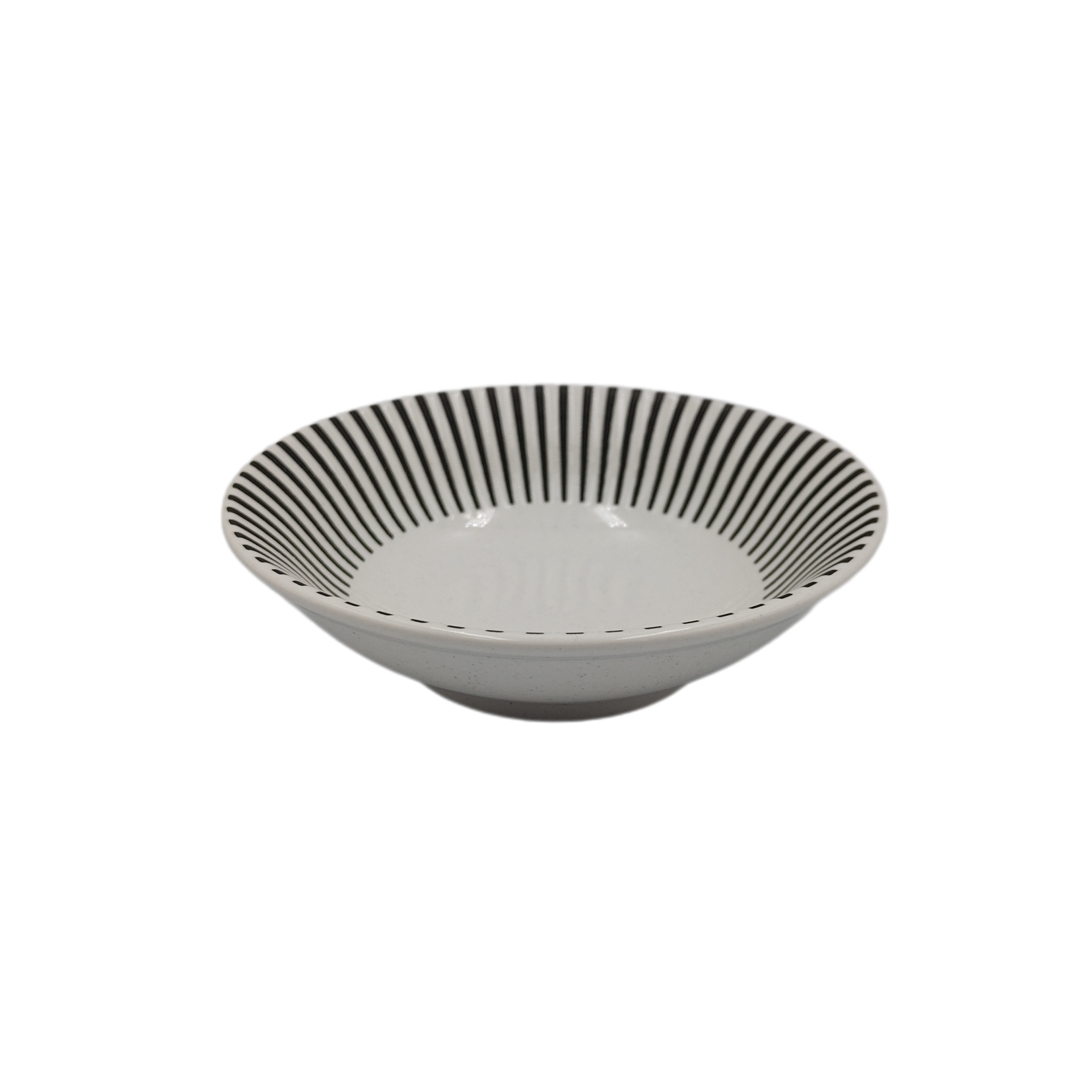 Fuchitokusa white 4.0 shallow bowl