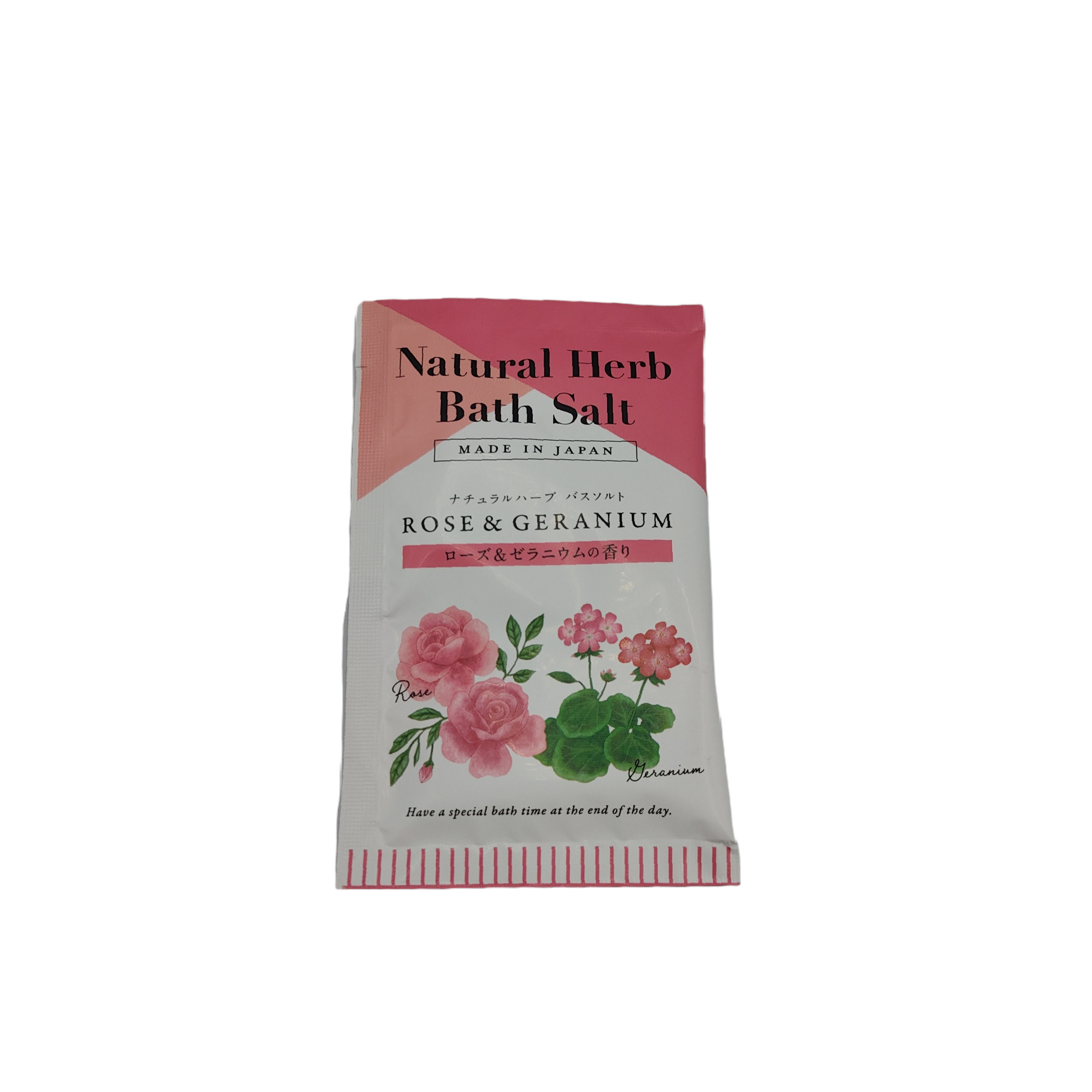 Botanical bath salt rose & geranium