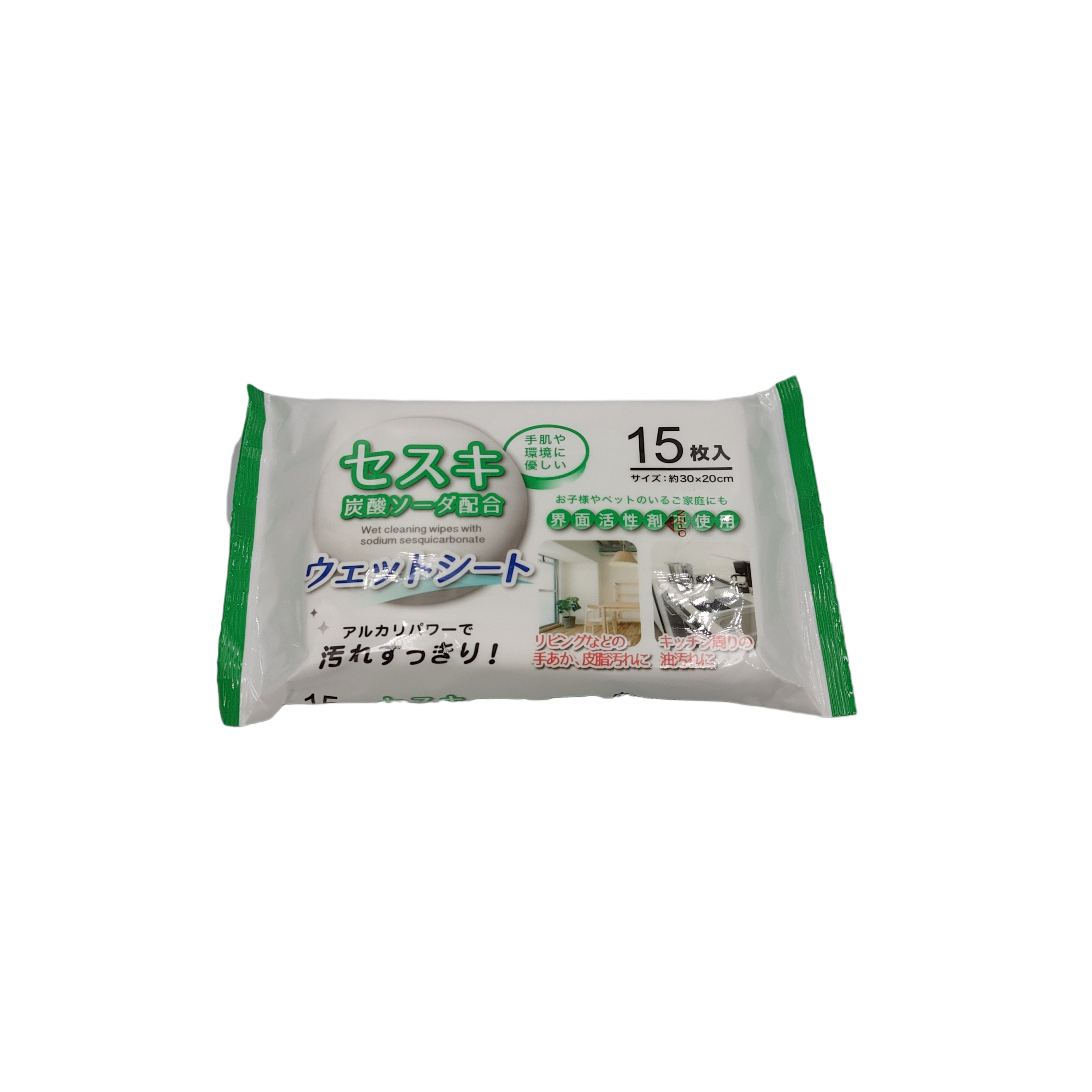 Sodium sesquicarbonate mixing wet wipes 15p : PB