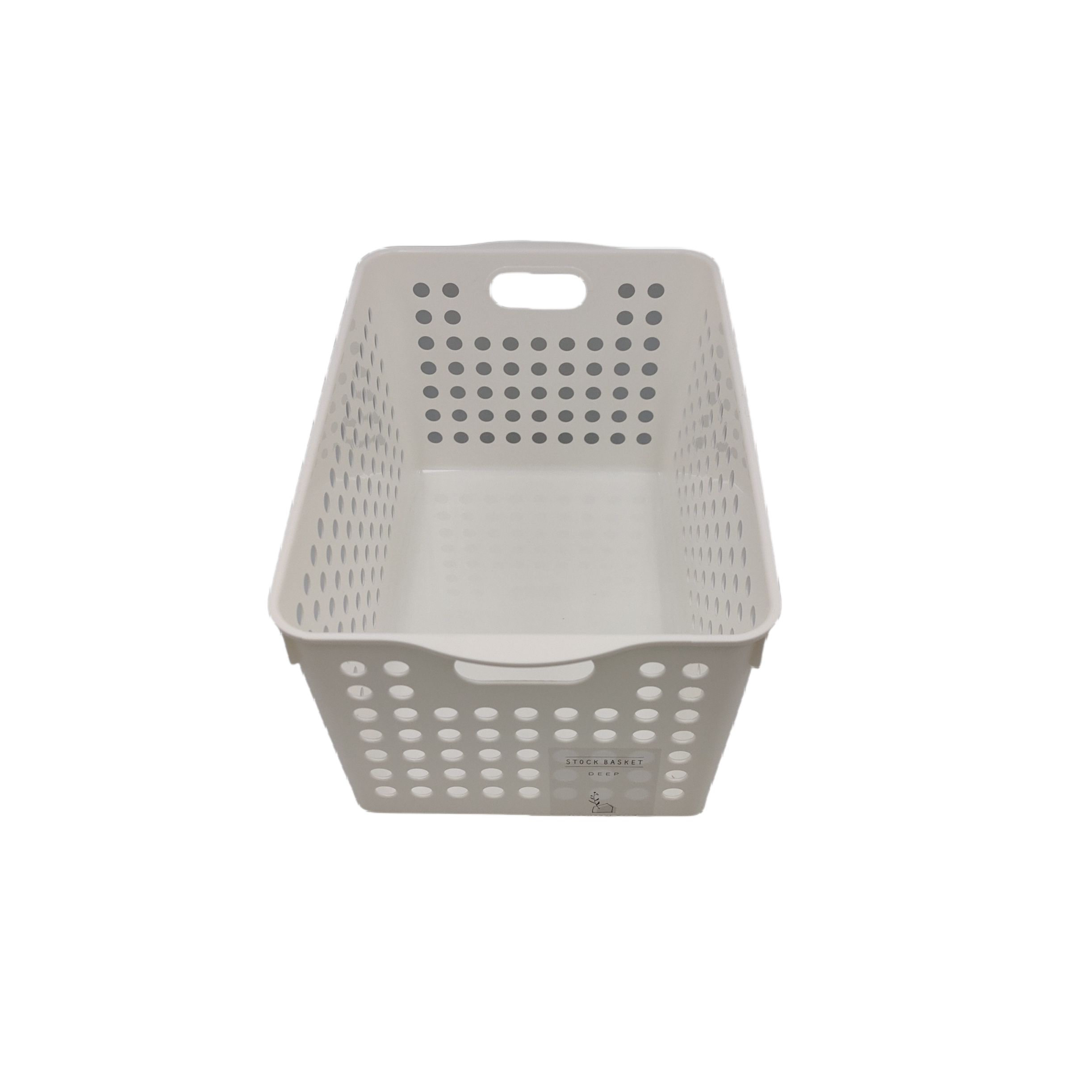 Plastic stock basket deep W