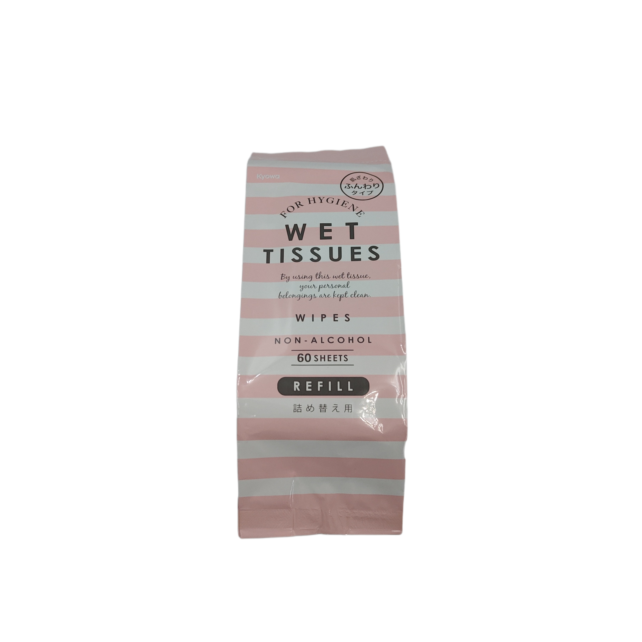 Wet bottle refill non-alcoholic 60 sheets