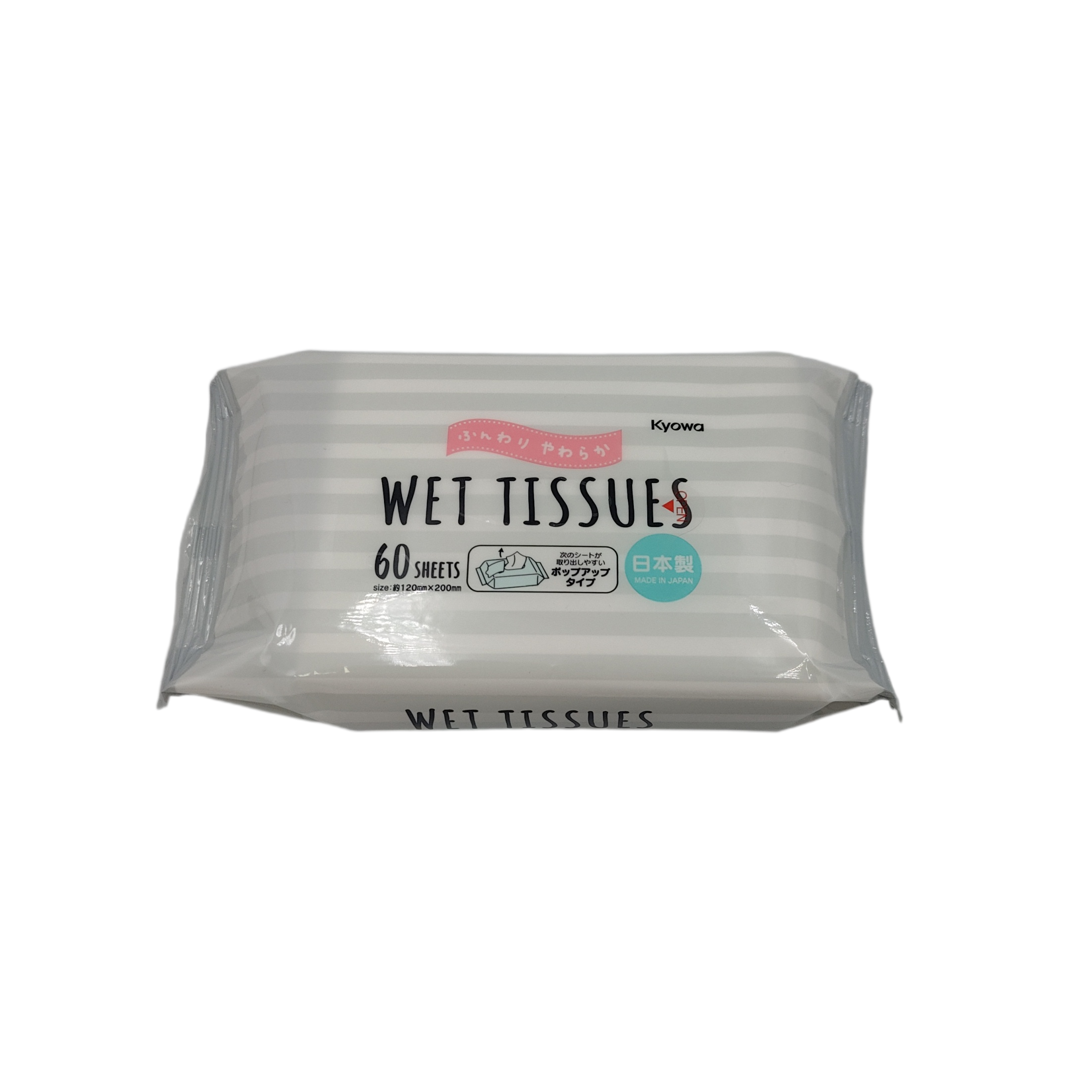 Wet tissue stripe 60 sheets