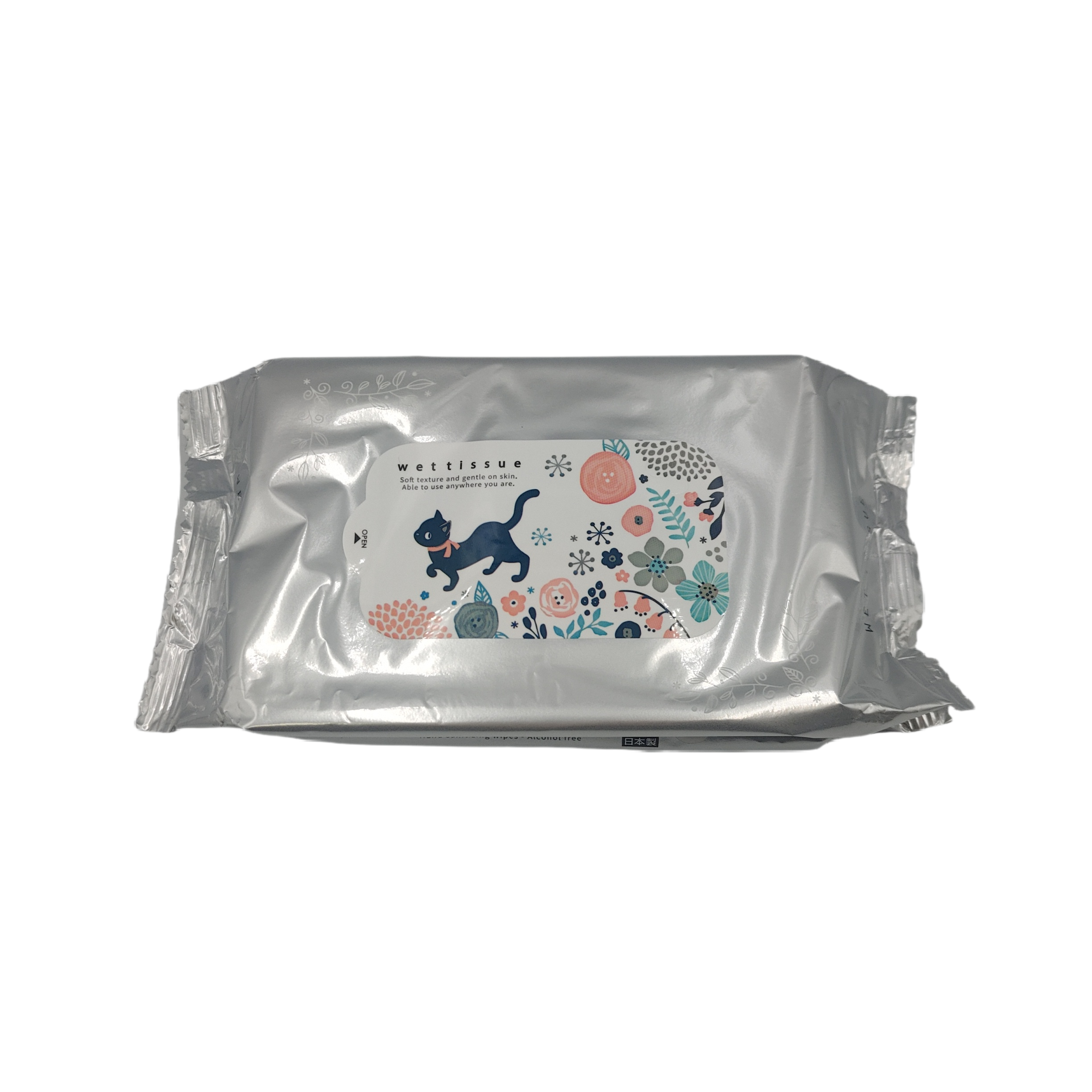 Non alcohole vacteria elimination wet wipes seasonal pattern 70s