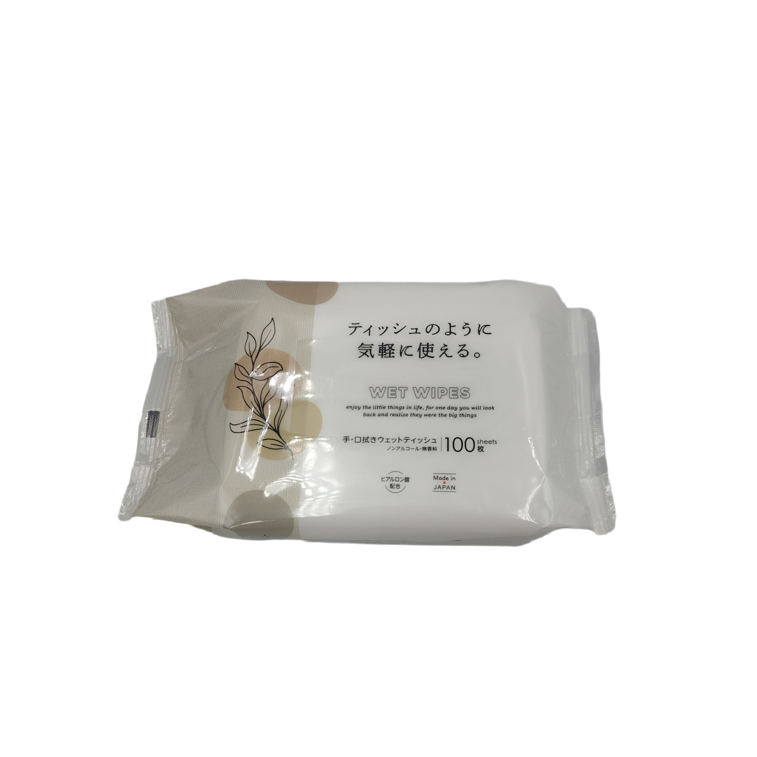 Hand / mouth wiping wet non-alcoholic 100 sheets: PB