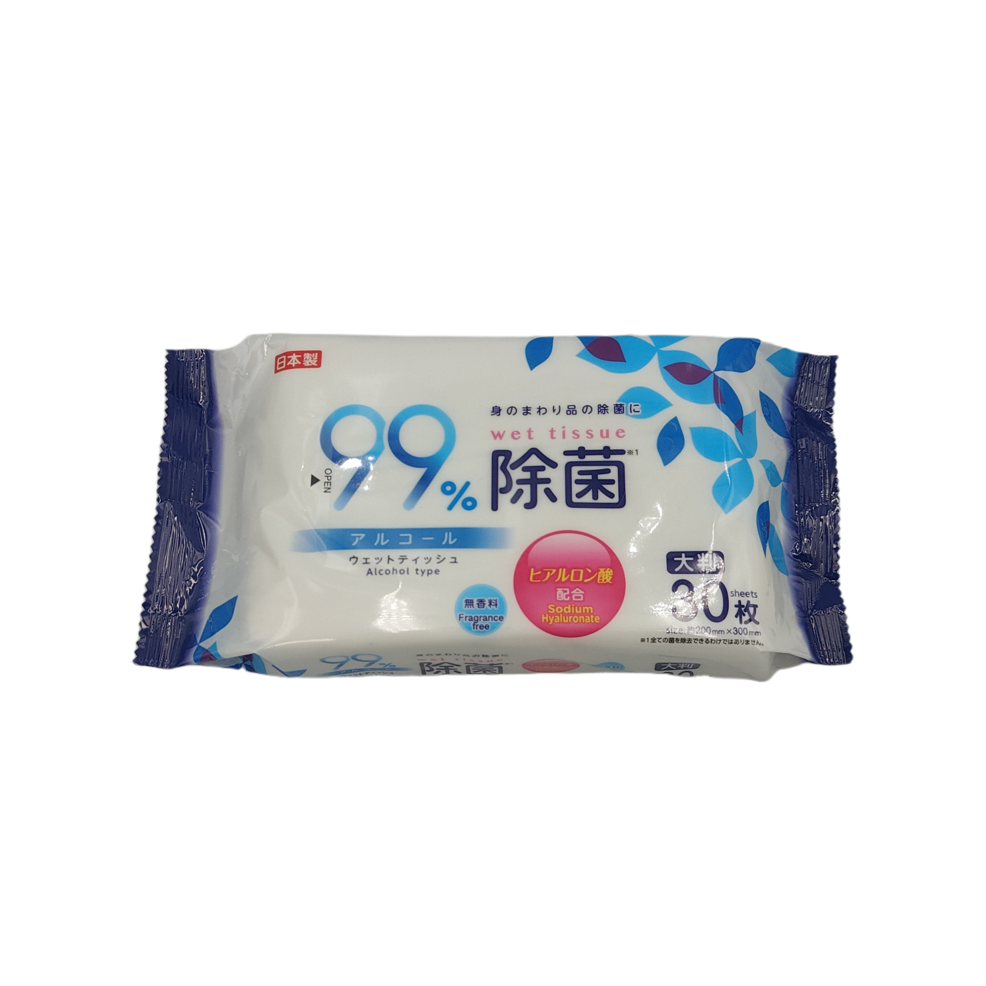 Alcohol sterilization large format wet 30 sheets