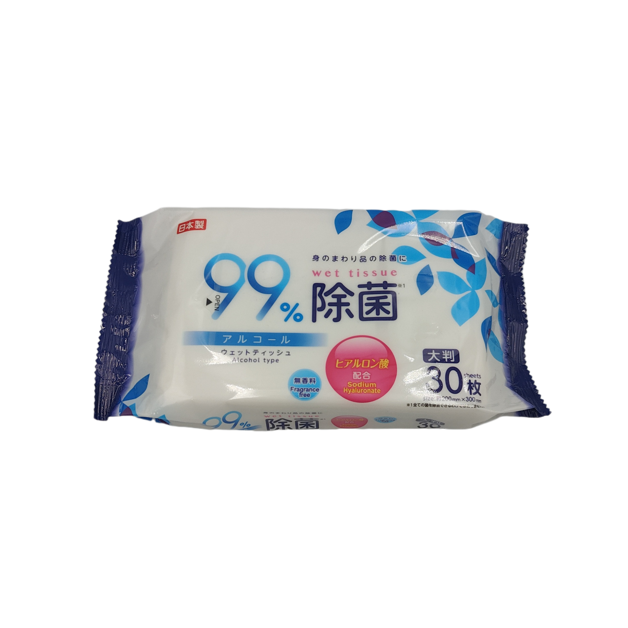 Alcohol sterilization large format wet 30 sheets