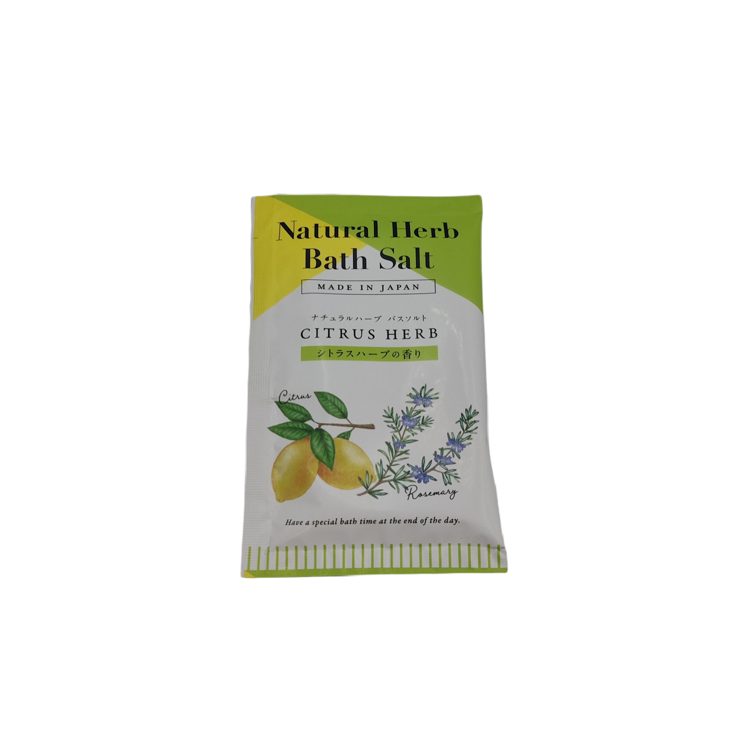 Botanical bath salt citrus herb