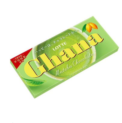 199/4 4903333239580 1I1 Lotte Ghana Matcha Chocolate 45g