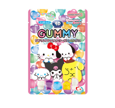 19/2 4977629314268 2j1 Heart 4D Gummy: Sanrio Characters
