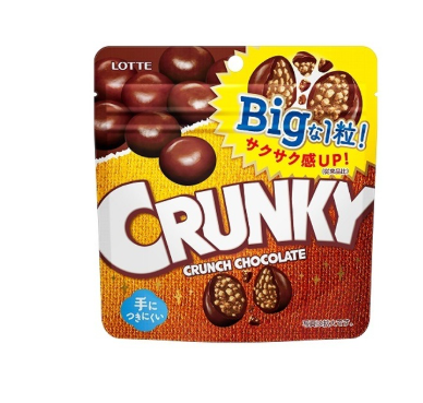 200/4 4903333246038 3I1 Lotte Crunky Big Pouch (72g)