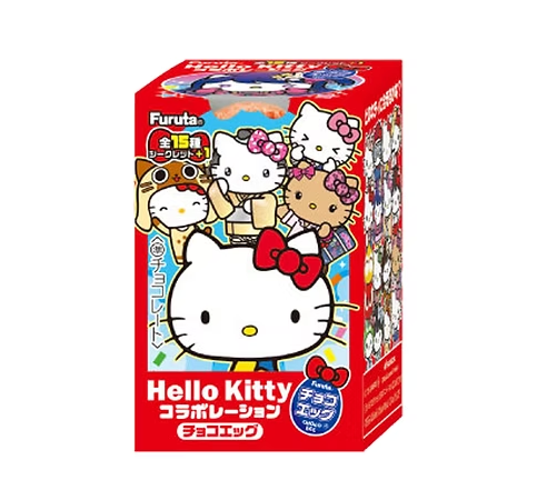 201/4 4902501210215 4G2 FURUTA Hello Kitty Collaboration Choco Egg 20g