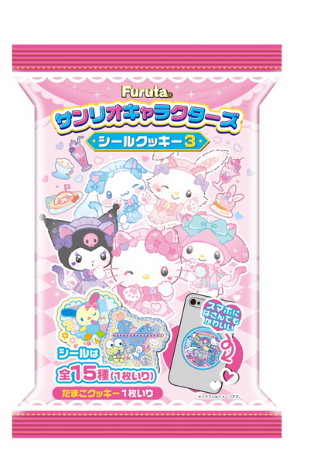 202/3 4902501006627 1i1 Furuta Sanrio Characters Sticker Cookie