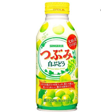 261/5 4902179020246 a10 -a14Sangaria Tsubumi White Grape B Can 380g Special Order Item*24*1case
