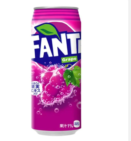 283/10 4902102035378 A18  Coca Cola (JP) Fanta Grape 500ml*24p*1case