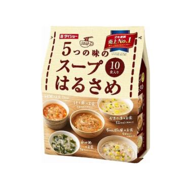 298/3 4904621070274 A12 Daisho 5 Flavors of Soup Vermicelli, 10 servings