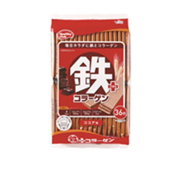 323/5 4902621005562 1I2 Hamada Iron Plus Collagen Wafers, 36 pieces