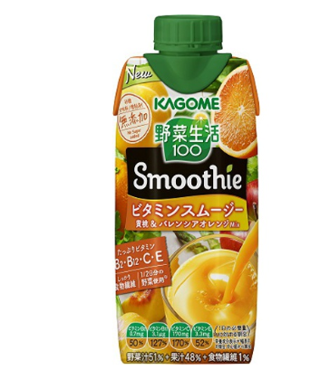 4901306075111 a08 Kagome Vegetable Life Vitamin Smoothie 330ml*12p*1case