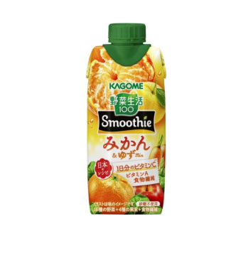 4901306302453 A07 Kagome Smoothie Mandarin Orange & Yuzu Mix 330ml*12p*1case
