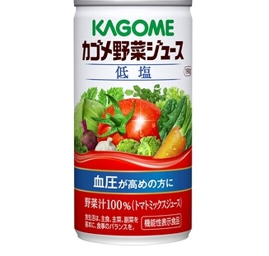 330/10 4901306078358 a16 Kagome, Vegetable Mix Juice, 100%, Light Salt, 190g*30p*1case