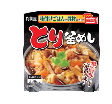 335/10 4902820231045 d02 Marumiya Chicken Kamameshi with Seasoned Rice 230g