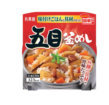 336/10 4902820231052 d02 c4 Marumiya Gomoku Kamameshi with Seasoned Rice 230g