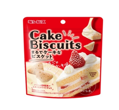 343/3 4901588231946 c02 3G2 Ginbis Cake Biscuits Strawberry Shortcake Flavor