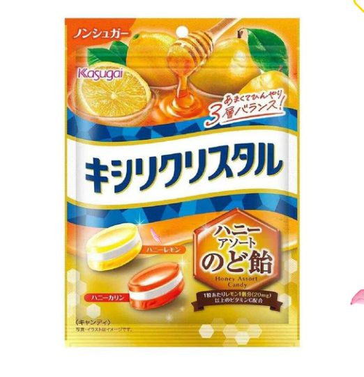 2/4 4901326130630 3k1 Kasugai Seika Kisyl Crystal Honey Assorted Throat Candy