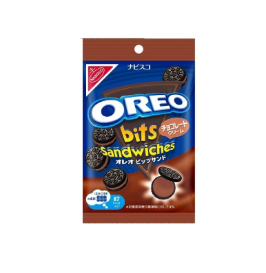 369/2 4547894660454 B01 Oreo Bits Sandwich Chocolate 65g
