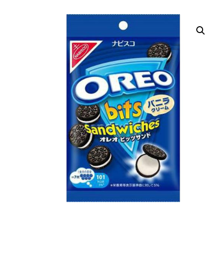 371/2 4547894660041 B01 Nabisco Oreo Bits Sandwich Vanilla 65g
