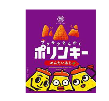313/20 4901335708523 D03 Koikeya Porinky: Spicy Cod Roe Flavor (55g)