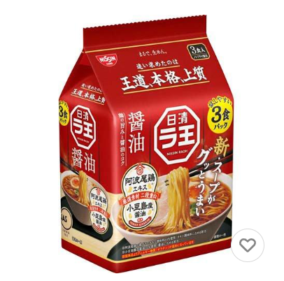4902105117132 c04 Nissin Raoh Soy Sauce (98g x 3 servings) / Nissin Raoh