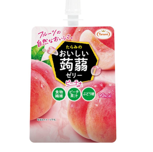 169/20 4955129035715 B3 Tarami Delicious Konjac Jelly - Peach Flavor 150g