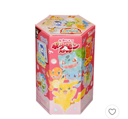 329/5 4901940470839 3H1 Tohato: Cute! Pokémon Snacks — Strawberry Flavor (23g)