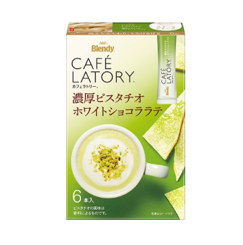 33/30 4901111891418 c2 Café Latory: Rich Pistachio & White Chocolate (6 Sticks)