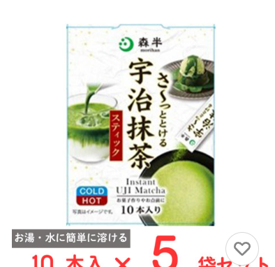 4901321123958 c08 Kyoei Seicha Morihan Quick Melting Uji Matcha, 10 sticks