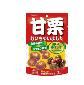 394/1 4901551372157 d04 Kracie Peeled Sweet Chestnuts 70g