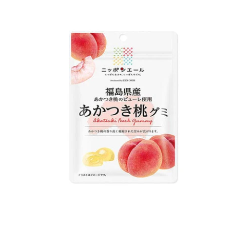 36/5 4908012003100 4G1 Nippon Ale Gummy Akatsuki Peach 40g