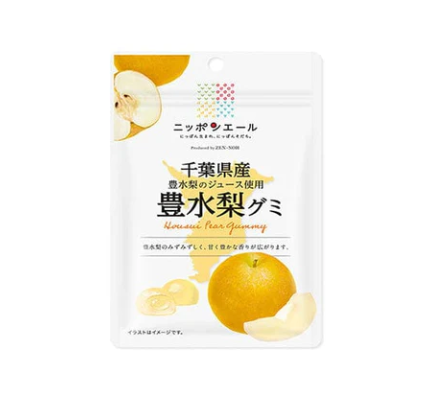 38/5 4908012003650 1j2 Nippon Ale Gummy Housui Pear 40g