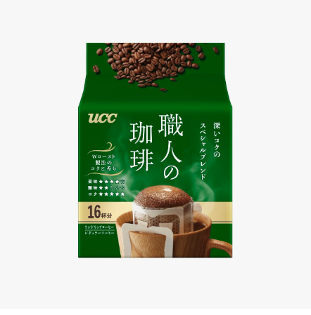 3/10 4901201157417 a1 UCC SHOKUNIN COFFEE DRIP SPECIAL BLEND 16P /2/6/3.95 OZ