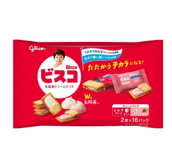 80/2 4901005004733 1i1 Glico Visco Assorted Pack (Large Bag) - 32 Pieces