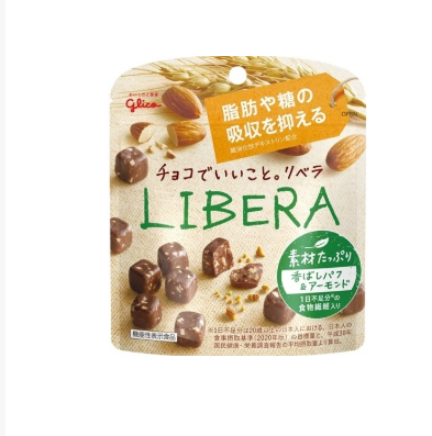 73/1 4901005501690 4m3 Glico LIBERA Savory Puffs & Almonds