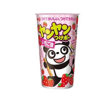 106/2 4902777182537 2j3 Meiji Yanyan Tsukebo Strawberry Flavor 48g