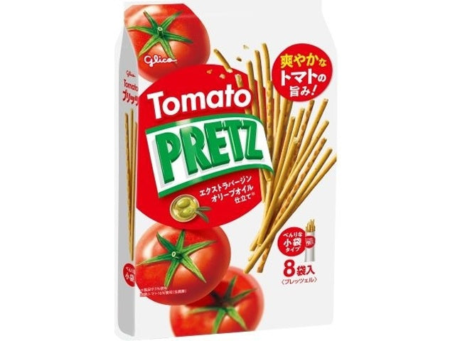 4901005521186 C01 Glico Tomato Pretz 8 bags