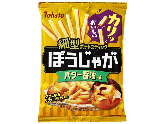 4901940114214  A08  Tohato Boujaga Butter and Soy Sauce Flavor 58g*24（1 case）