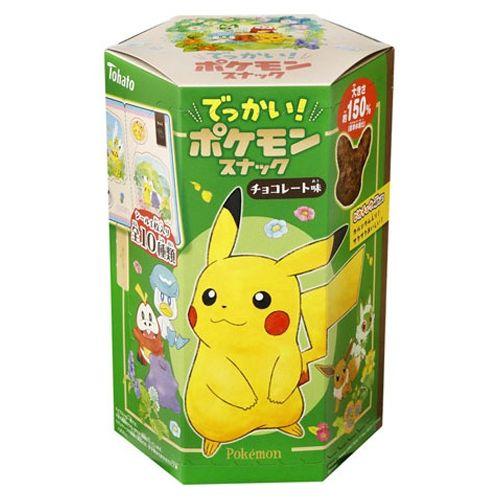 4901940470761 Tohato Huge! Pokémon Snacks, Chocolate Flavor, 74g