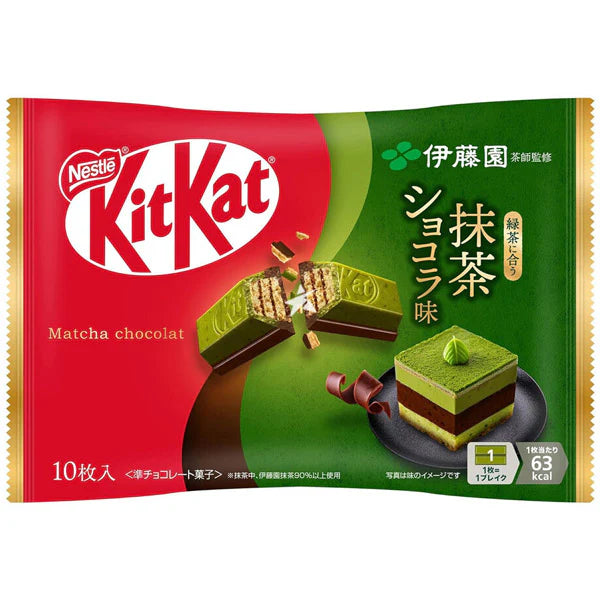 4902201183000 C06 KitKat Mini - Itōen Matcha Chocolat 10p*24*1 CASE