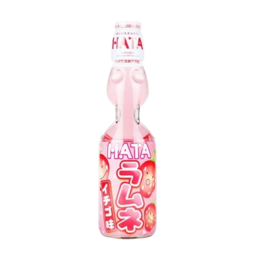 4902494090153 C01 Hata Ramune Soda: Strawberry200ML(30 IN 1 CASE)