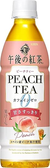 4909411089184 B05 Afternoon Tea, Caffeine Zero Peach Tea, 430ml (24P IN 1 CASE)